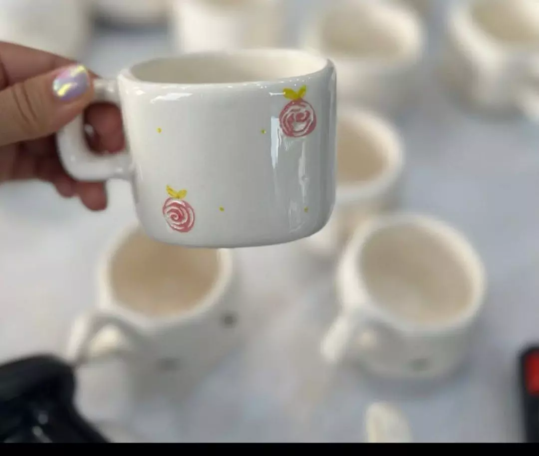 فنجان سرامیکی مربع